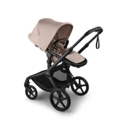 Bugaboo Fox 5 Renew Duovagn Inkl. Skötväska, Åkpåse, Mugghållare, Liggdelsadapter Och Regnskydd – Black/Desert taupe melange