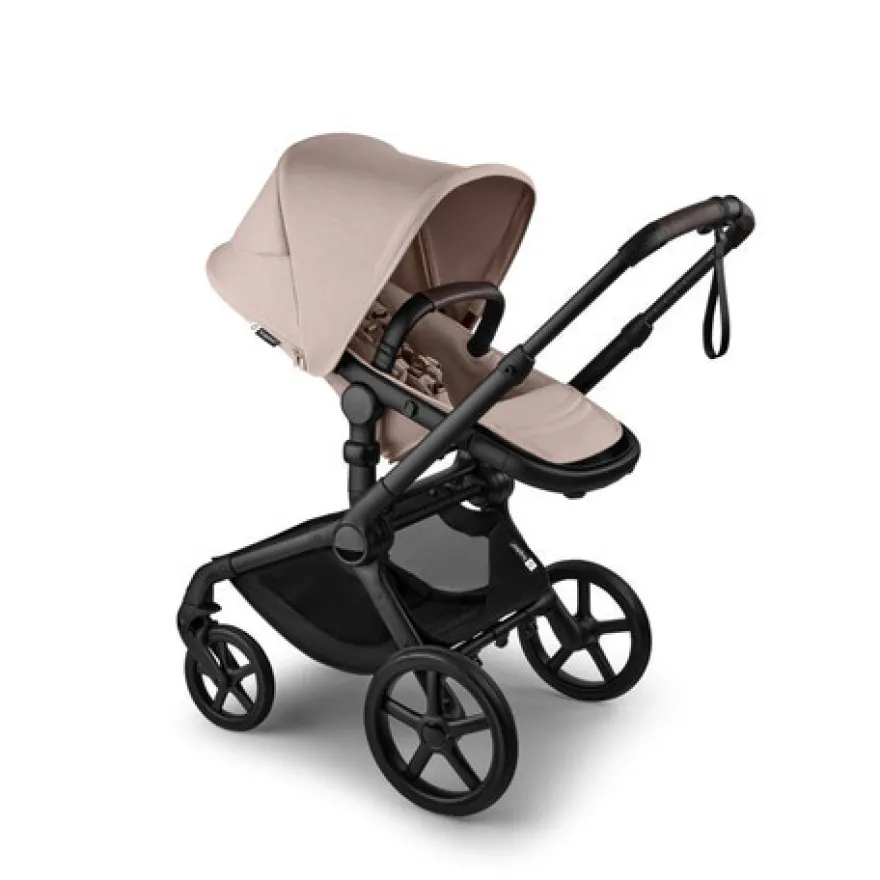 Bugaboo Fox 5 Renew Duovagn Inkl. Skötväska, Åkpåse, Mugghållare, Liggdelsadapter Och Regnskydd – Black/Desert taupe melange