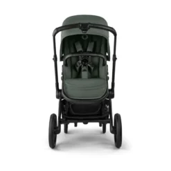 Bugaboo Fox 5 Renew Duovagn Inkl. Skötväska, Åkpåse, Mugghållare, Liggdelsadapter Och Regnskydd – Black/Forest Green