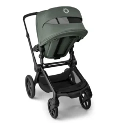 Bugaboo Fox 5 Renew Duovagn Inkl. Skötväska, Åkpåse, Mugghållare, Liggdelsadapter Och Regnskydd – Black/Forest Green