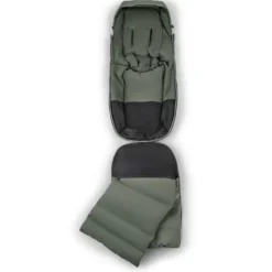 Bugaboo Fox 5 Renew Duovagn Inkl. Skötväska, Åkpåse, Mugghållare, Liggdelsadapter Och Regnskydd – Black/Forest Green