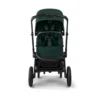 Bugaboo Fox 5 Renew Duovagn Inkl. Skötväska, Åkpåse, Mugghållare, Liggdelsadapter Och Regnskydd – Black/Fern Green