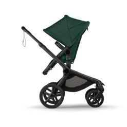 Bugaboo Fox 5 Renew Duovagn Inkl. Skötväska, Åkpåse, Mugghållare, Liggdelsadapter Och Regnskydd – Black/Fern Green
