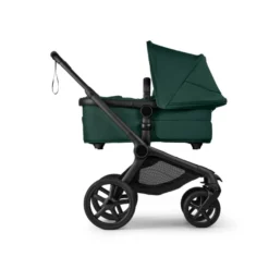 Bugaboo Fox 5 Renew Duovagn Inkl. Skötväska, Åkpåse, Mugghållare, Liggdelsadapter Och Regnskydd – Black/Fern Green