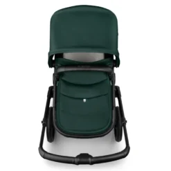 Bugaboo Fox 5 Renew Duovagn Inkl. Skötväska, Åkpåse, Mugghållare, Liggdelsadapter Och Regnskydd – Black/Fern Green