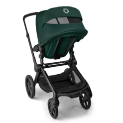 Bugaboo Fox 5 Renew Duovagn Inkl. Skötväska, Åkpåse, Mugghållare, Liggdelsadapter Och Regnskydd – Black/Fern Green