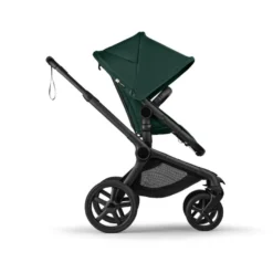 Bugaboo Fox 5 Renew Duovagn Inkl. Skötväska, Åkpåse, Mugghållare, Liggdelsadapter Och Regnskydd – Black/Fern Green