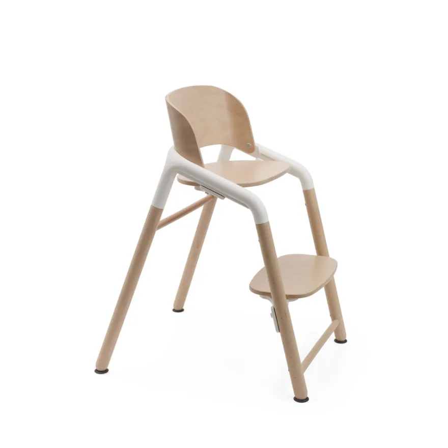 Bugaboo Giraffe Barnstol - Neutral Wood/White