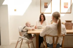 Bugaboo Giraffe Barnstol - Neutral Wood/White