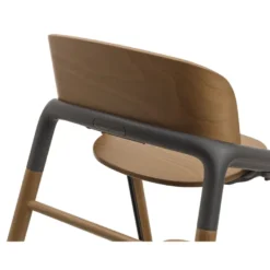 Bugaboo Giraffe Barnstol - Wood/Grey