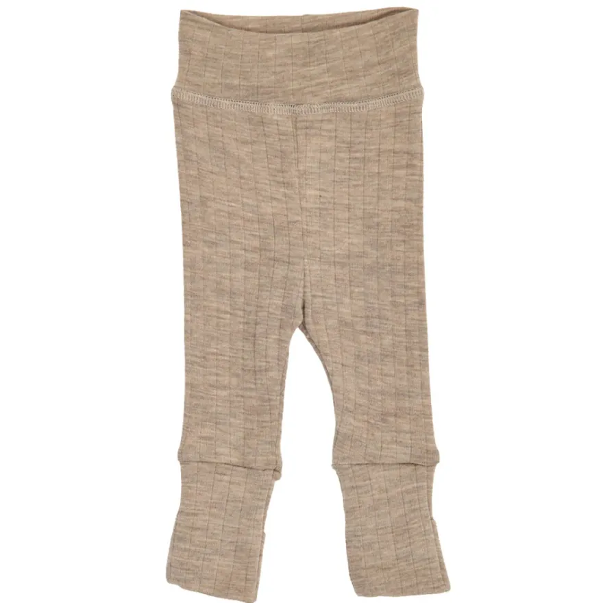 Byxor med Vikbar Mudd Woolly - Balsam Melange