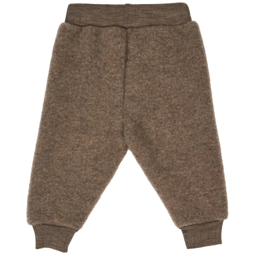 Byxor Woolly Merinoull/Fleece - Walnut Melange