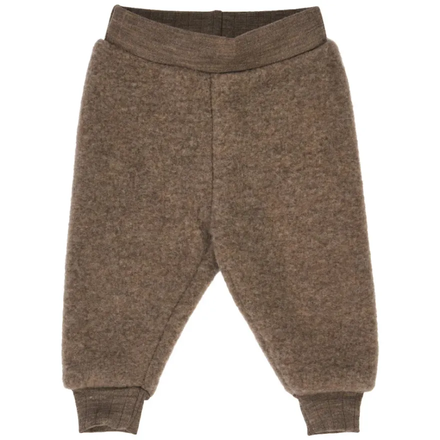 Byxor Woolly Merinoull/Fleece - Walnut Melange