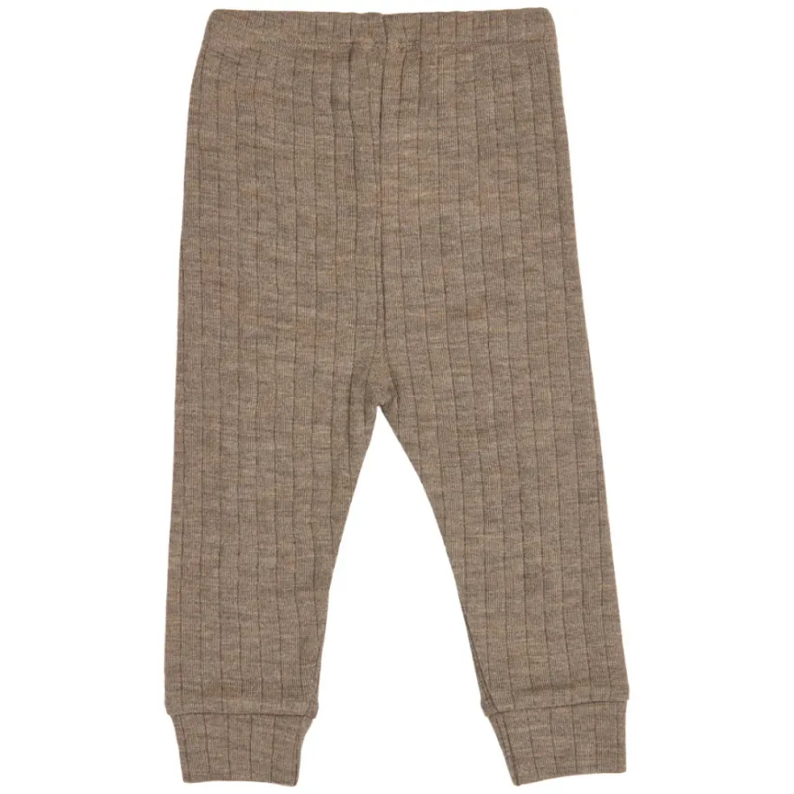 Byxor Woolly Rib - Walnut Melange