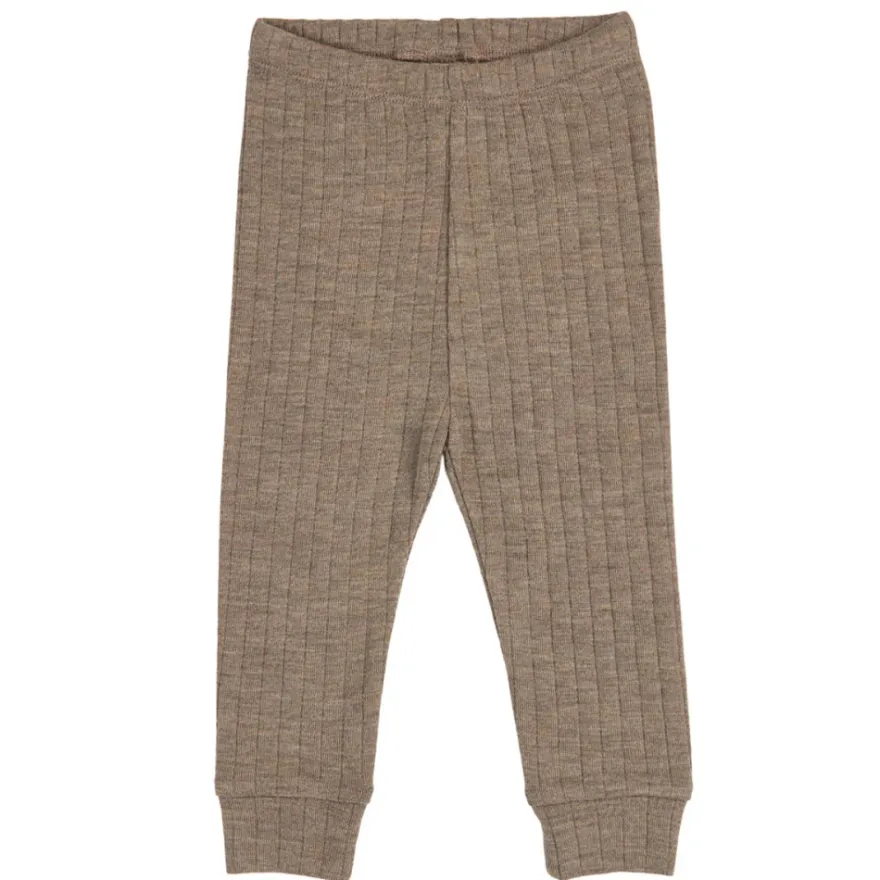 Byxor Woolly Rib - Walnut Melange
