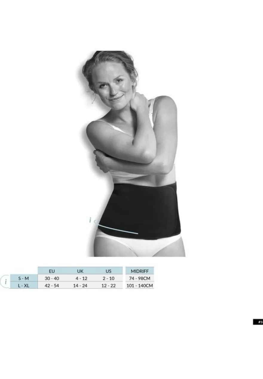Carriwell Belly Binder Maggördel Strl L/XL - Svart