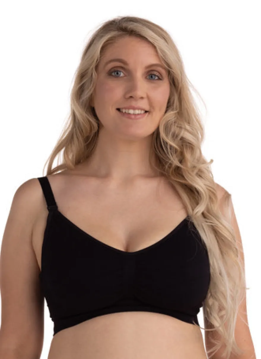 Carriwell Original Graviditets- Och Amnings-BH Strl XL - Svart