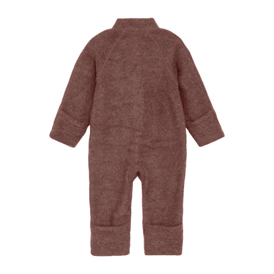 Celavi Overall Merinoull - Marron