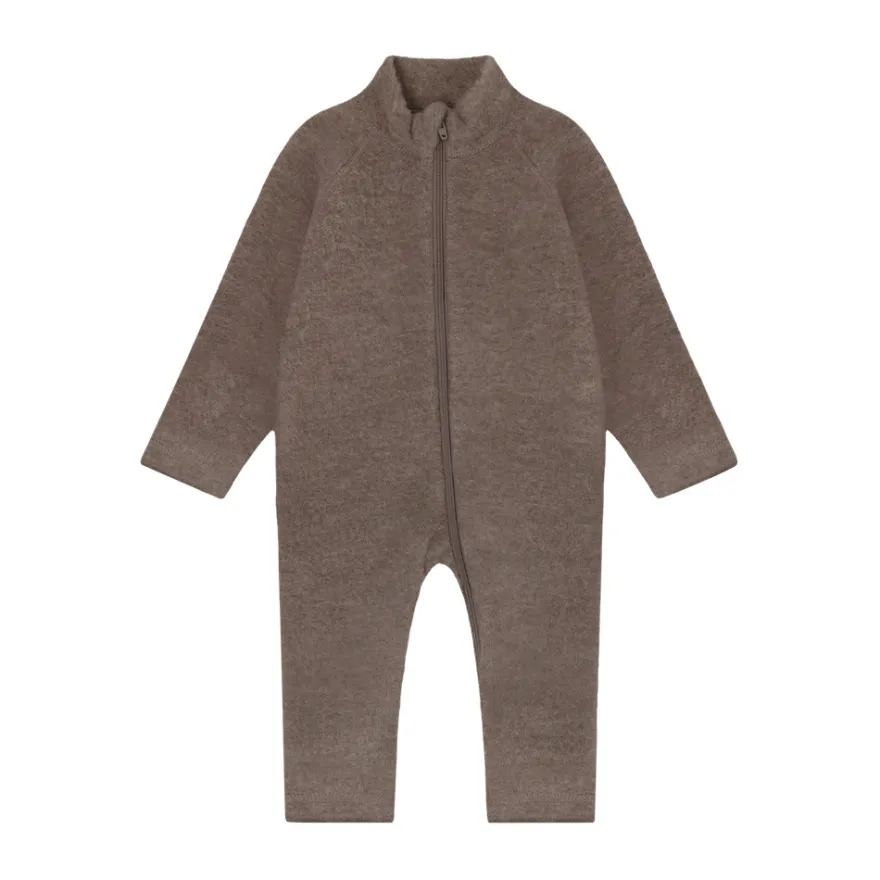 Celavi Overall Merinoull - Walnut