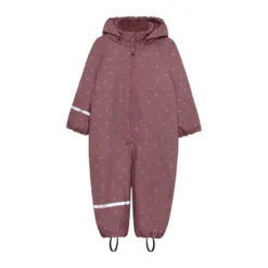 Celavi Regnoverall m. Fleece - Rose Brown
