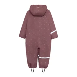 Celavi Regnoverall m. Fleece - Rose Brown