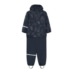 Celavi Regnset m. Fleece - Navy