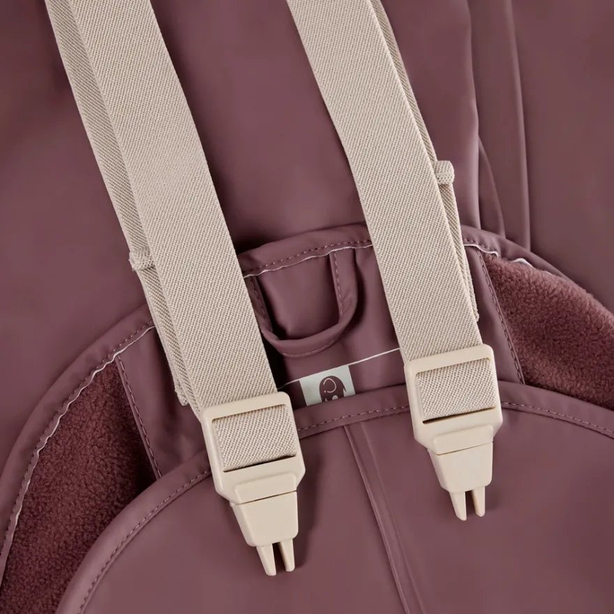 Celavi Regnset m. Fleece - Rose Brown