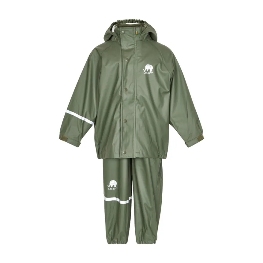 CeLaVi Regnställ Basic - Army