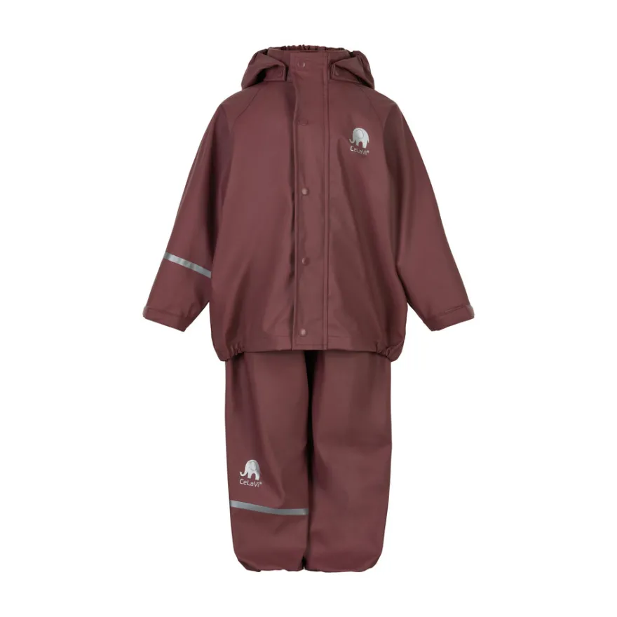 CeLaVi Regnställ Basic - Rose Brown
