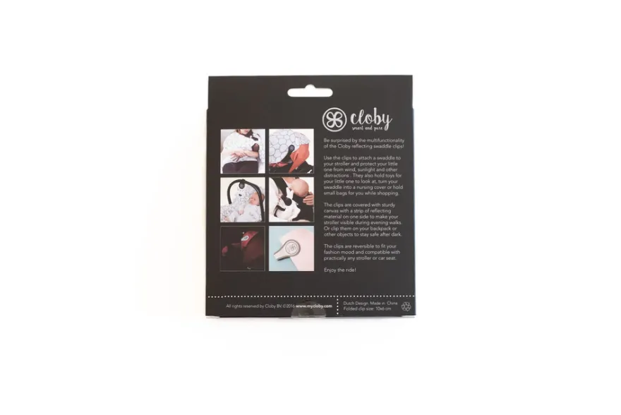 Cloby Magnetclips - Svart/Reflex