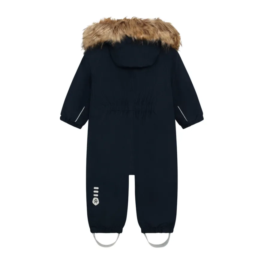 Color Kids Vinteroverall M. Fake Fur - Total Eclipse