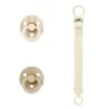 Colour Napp & Napphållare gåvoset Latex stl 1 - Ivory