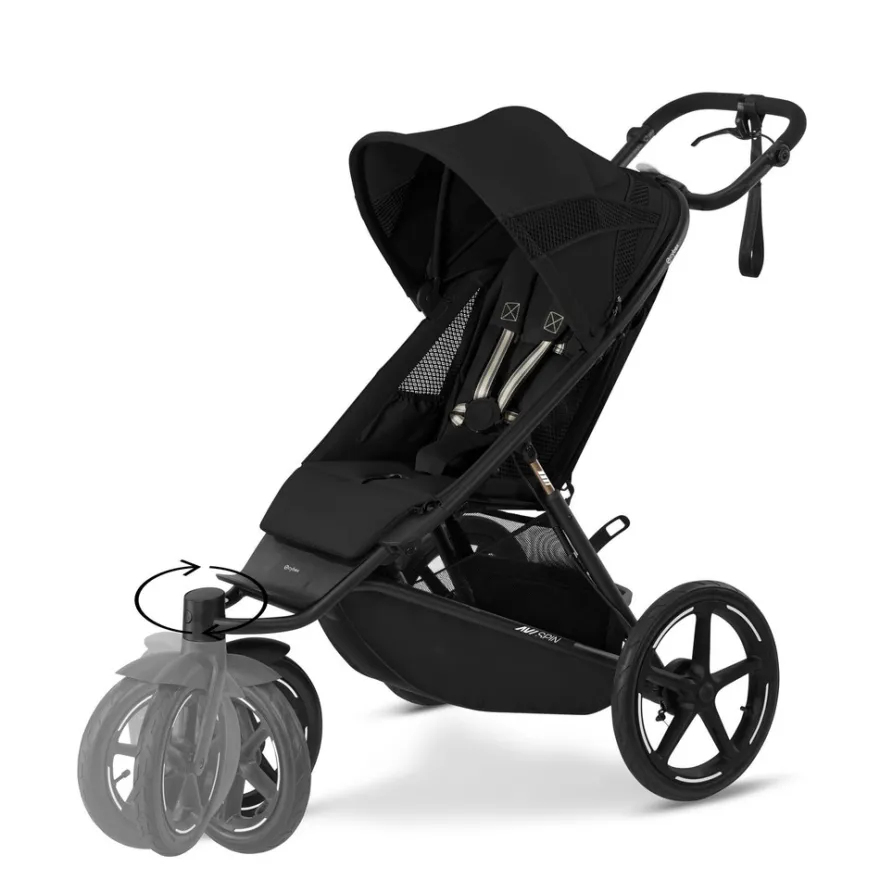 Cybex Avi Spin Joggingvagn - Moon Black