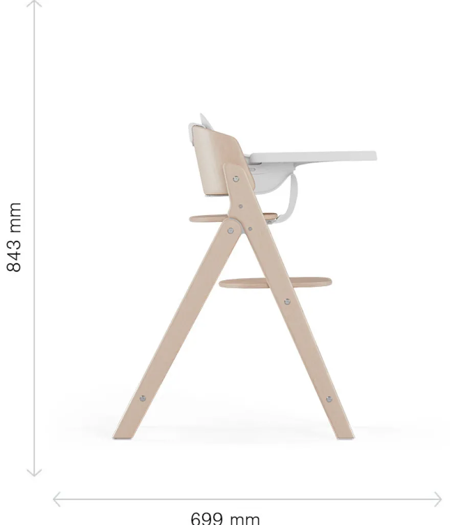 Cybex Click & Fold 3in1 Barnstol - All White