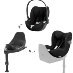 Cybex Cloud T Babyskydd + Sirona T Bilbarnstol inkl. bas