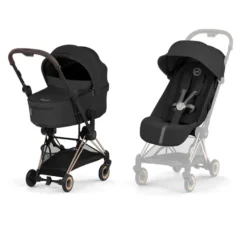 Cybex Coya Barnvagn - Sepia Black/Rosegold