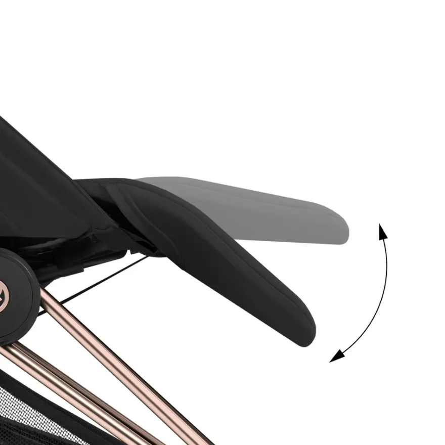 Cybex Coya Resevagn - Sepia Black/Rosegold