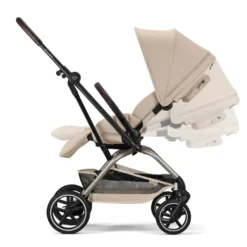 Cybex Eezy S Twist+ 2 Sittvagn - Almond Beige