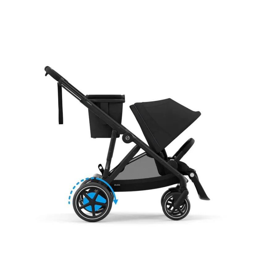 Cybex E-Gazelle S Sittvagn - Black/Moon Black