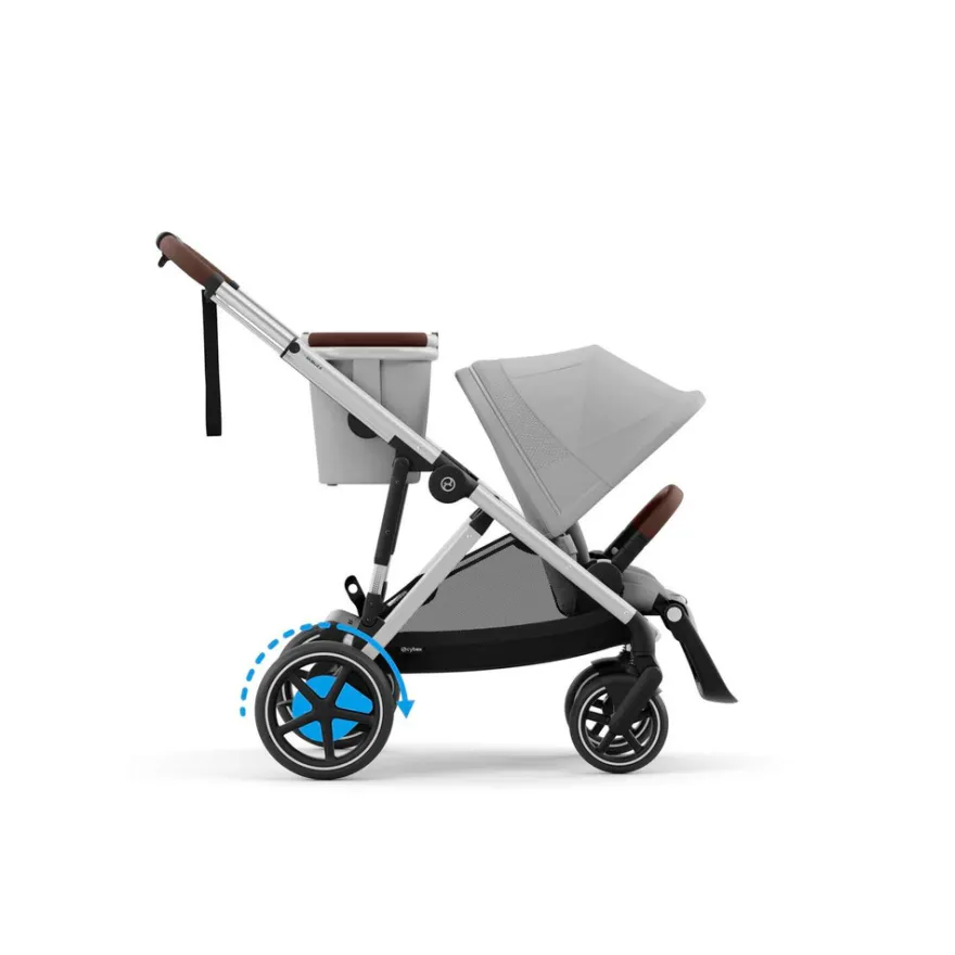 Cybex E-Gazelle S Sittvagn - Silver/Stone Grey