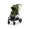 Cybex e-Gazelle S Sittvagn - Taupe/Moss Green