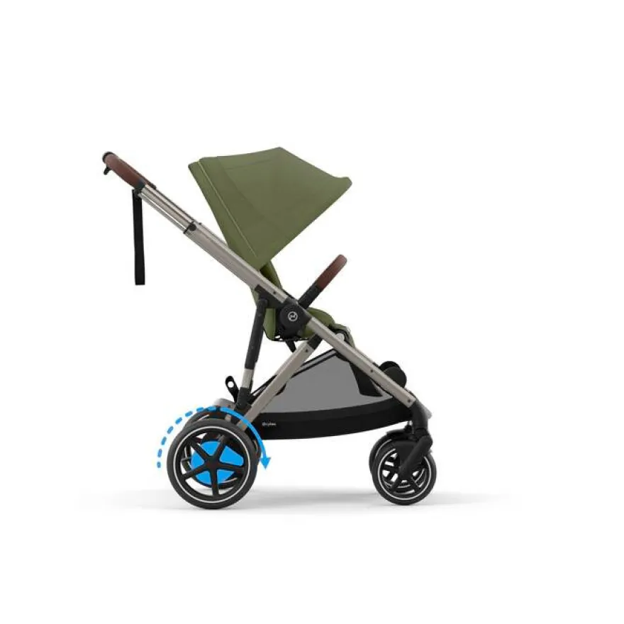 Cybex e-Gazelle S Sittvagn - Taupe/Moss Green