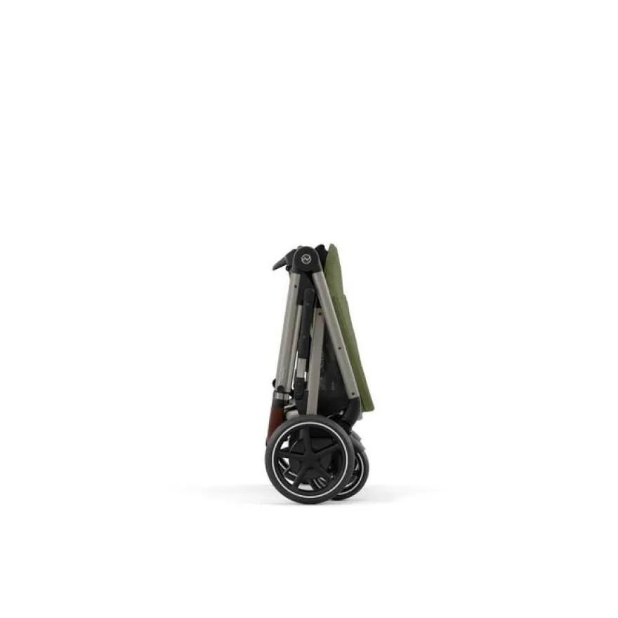 Cybex e-Gazelle S Sittvagn - Taupe/Moss Green