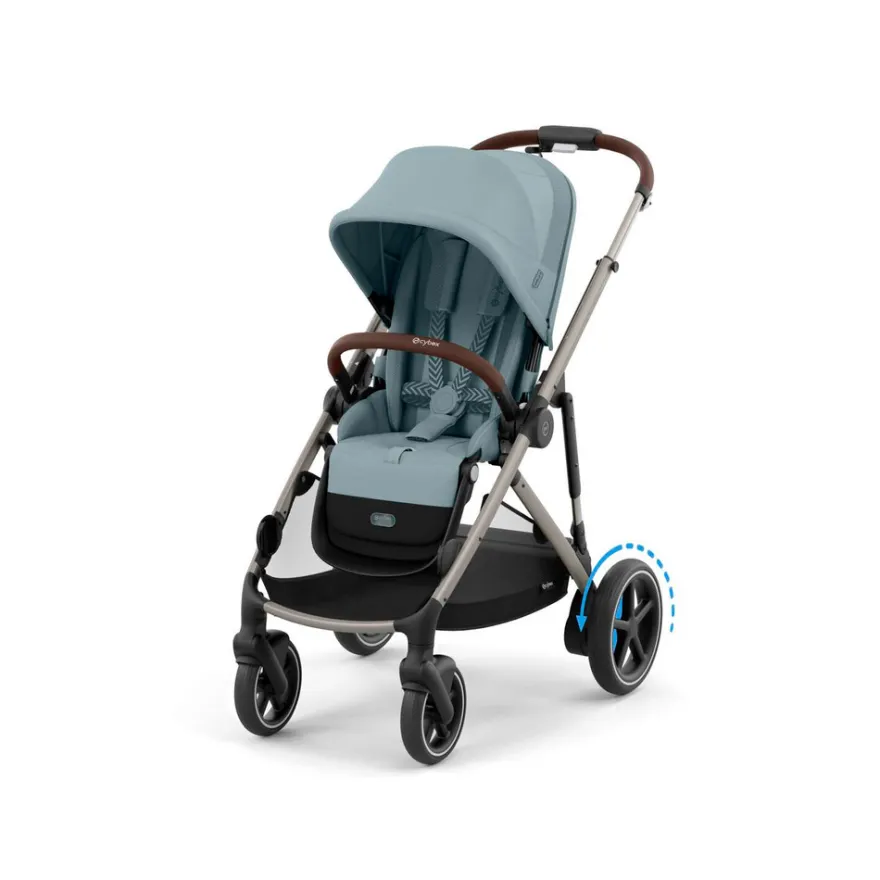 Cybex E-Gazelle S Sittvagn - Taupe/Stormy Blue