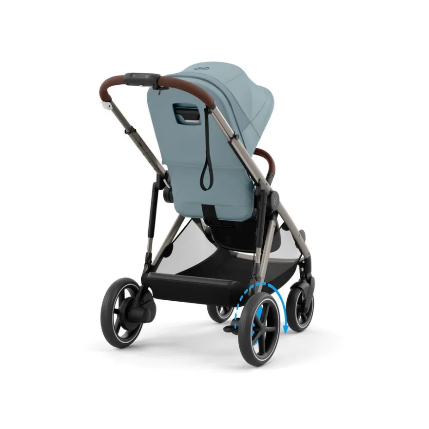 Cybex E-Gazelle S Sittvagn - Taupe/Stormy Blue