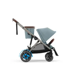 Cybex E-Gazelle S Sittvagn - Taupe/Stormy Blue