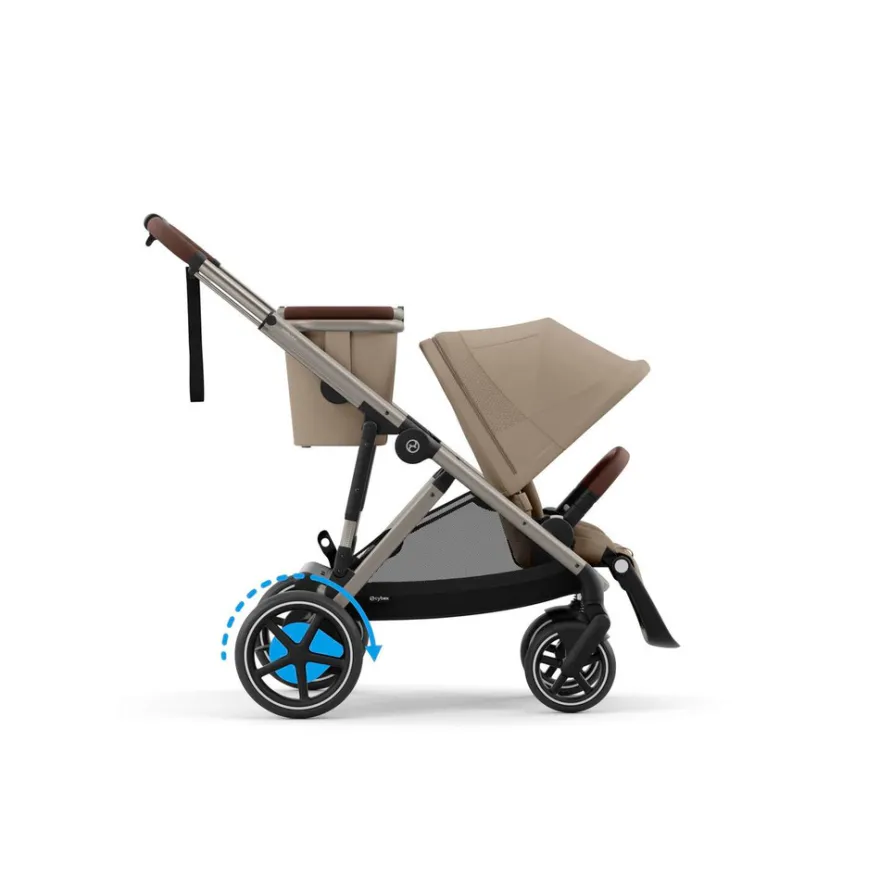 Cybex E-Gazelle S Sittvagn - Taupe/Almond Beige