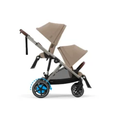 Cybex e-Gazelle Syskonvagn - Almond Beige