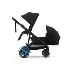 Cybex e-Gazelle Syskonvagn - Moon Black