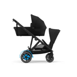 Cybex e-Gazelle Syskonvagn - Moon Black